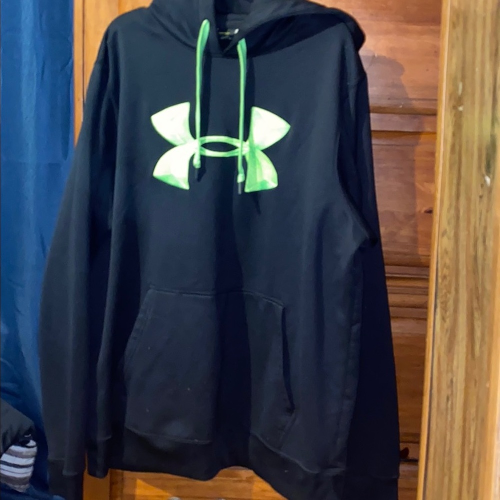 a black and green under armor